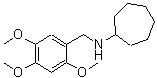 CAS#: 418778-25-3, N-(2,4,5-Trimethoxybenzyl)Cycloheptanamine