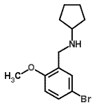CAS 登录号：418779-19-8， N-(5-溴-2-甲氧基苄基)环戊烷胺