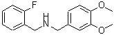 CAS#: 418789-49-8, 1-(3,4-Dimethoxyphenyl)-N-(2-Fluorobenzyl)Methanamine