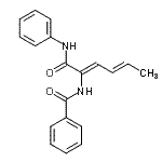 CAS#: 418797-19-0, N-[(2Z,4E)-1-Anilino-1-Oxo-2,4-Hexadien-2-Yl]Benzamide
