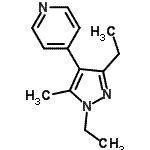 CAS#: 419571-61-2, 4-(1,3-Diethyl-5-Methyl-1H-Pyrazol-4-Yl)Pyridine