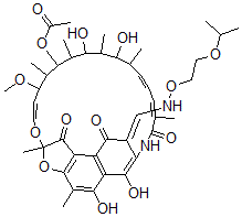 CAS#: 41970-62-1, 3-[(2-Isopropoxyethoxy)Iminomethyl]Rifamycin SV