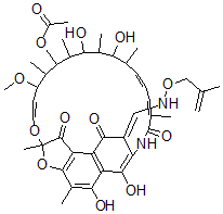 CAS#: 41970-69-8, 3-[(2-Methyl-2-Propenyl)Oxyiminomethyl]Rifamycin SV