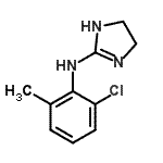 CAS 登录号：4201-24-5， N-(2-氯-6-甲基苯基)-4,5-二氢-1H-咪唑-2-胺