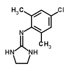 CAS 登录号：4201-38-1， N-(4-氯-2,6-二甲基苯基)-4,5-二氢-1H-咪唑-2-胺