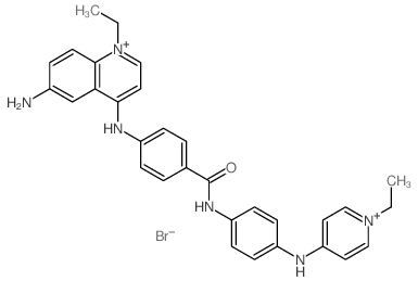 CAS#: 42013-69-4, 6-Amino-1-ethyl-4-(4-((4-((1-ethylpyridinium-4-yl)amino)phenyl)carbamoyl)anilino)Quinolinium dibromide