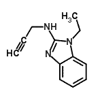 CAS#: 42076-32-4, 1-Ethyl-N-(2-Propyn-1-Yl)-1H-Benzimidazol-2-Amine