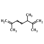 CAS#: 42123-66-0, 2,5,6-Trimethyl-1,3,6-Heptatriene