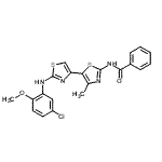 CAS#: 421580-53-2, N-{2-[(5-Chloro-2-Methoxyphenyl)Amino]-4'-Methyl-4,5'-Bi-1,3-Thiazol-2'-Yl}Benzamide
