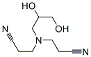 CAS#: 4220-30-8, 3,3'-[(2,3-Dihydroxypropyl)Imino]Bispropiononitrile
