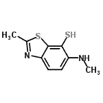 CAS#: 42222-47-9, 2-Methyl-6-(Methylamino)-1,3-Benzothiazole-7-Thiol