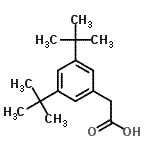 CAS#: 42288-54-0, [3,5-Bis(2-Methyl-2-Propanyl)Phenyl]Acetic Acid