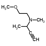 CAS#: 423162-83-8, N-(2-Methoxyethyl)-N-Methyl-3-Butyn-2-Amine