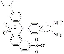 CAS#: 42352-92-1, Hydrogen [4-[4-(Diethylamino)-alpha-(2,7-Disulphonato-1-Naphthyl)Benzylidene]Cyclohexa-2,5-Dien-1-Ylidene]Diethylammonium