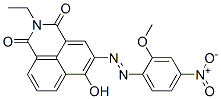 CAS#: 42358-36-1, 2-Ethyl-6-Hydroxy-5-[(2-Methoxy-4-Nitrophenyl)Azo]-1H-Benz[de]Isoquinoline-1,3(2H)-Dione