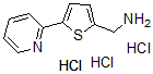 CAS#: 423768-36-9, 5-(2-Pyridinyl)-2-Thiophenemethanamine Hydrochloride (1:3)