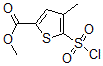 CAS#: 423768-46-1, 5-(Chlorosulfonyl)-4-Methyl-2-Thiophenecarboxylic Acid Methyl Ester
