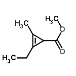 CAS 登录号：42419-02-3， 甲基2-乙基-3-甲基-2-环丙烯-1-羧酸酯