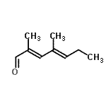 CAS#: 42452-48-2, (2E,4E)-2,4-Dimethyl-2,4-Heptadienal