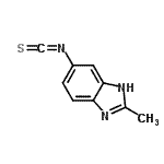 CAS 登录号：42517-52-2， 5-异硫氰酸基-2-甲基-1H-苯并咪唑