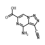 CAS#: 425366-36-5, 4-Amino-3-Cyano[1,2,3]Triazolo[1,5-a]Pyrazine-6-Carboxylic Acid