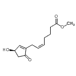 CAS#: 42541-96-8, Methyl (5Z)-7-[(3R)-3-Hydroxy-5-Oxo-1-Cyclopenten-1-Yl]-5-Heptenoate