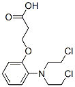CAS#: 42558-77-0, 3-[2-[Bis(2-Chloroethyl)Amino]Phenoxy]Propanoic Acid
