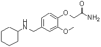 CAS 登录号：425646-58-8， 2-(4-环己基氨基甲基-2-甲氧基-苯氧基)-乙酰胺
