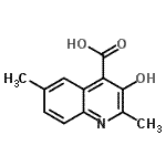 CAS#: 42757-89-1, 3-Hydroxy-2,6-Dimethyl-4-Quinolinecarboxylic Acid