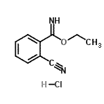 CAS 登录号：4278-06-2， 乙基2-氰基苯甲亚氨酸酯盐酸盐(1:1)