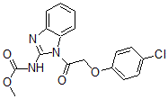 CAS#: 42784-16-7, 4-Chloro-1-phenoxyacetyl-2-methoxycarbonylaminobenzimidazole