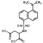 CAS 登录号：42808-07-1， N-{[5-(二甲基氨基)-1-萘基]磺酰基}天冬氨酸