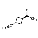 CAS#: 42809-43-8, 1-(trans-3-Ethynylcyclobutyl)Ethanone