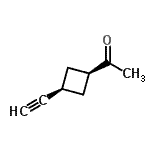 CAS#: 42809-44-9, 1-(cis-3-Ethynylcyclobutyl)Ethanone