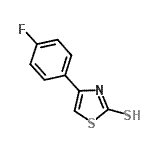 CAS#: 42838-37-9, 4-(4-Fluorophenyl)-1,3-Thiazole-2-Thiol