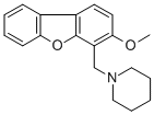 CAS 登录号：42840-15-3， 1-[(3-甲氧基二苯并呋喃-4-基)甲基]哌啶