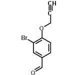 CAS 登录号：428487-30-3， 3-溴-4-(2-丙炔-1-基氧基)苯甲醛