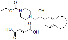 CAS#: 42882-67-7, But-2-Enedioic Acid, Ethyl 4-[2-(10-Bicyclo[5.4.0]Undeca-8,10,12-Trienyl)-2-Hydroxy-Ethyl]Piperazine-1-Carboxylate