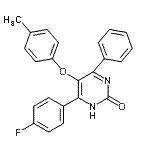 CAS#: 42919-57-3, 6-(4-Fluorophenyl)-5-(4-Methylphenoxy)-4-Phenyl-2(1H)-Pyrimidinone