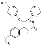CAS#: 42919-58-4, 6-(4-Methoxyphenyl)-5-(4-Methylphenoxy)-4-Phenyl-2(1H)-Pyrimidinone