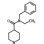 CAS 登录号：429639-61-2， N-苄基-N-乙基-4-哌啶甲酰胺