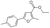 CAS#: 4302-54-9, Ethyl 2-Methyl-5-(4-Methylphenyl)-3-Furoate