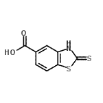 CAS#: 43023-31-0, 2-Thioxo-2,3-Dihydro-1,3-Benzothiazole-5-Carboxylic Acid