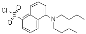 CAS 登录号：43040-76-2， 5-(二丁基氨基)-1-萘磺酰氯