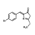 CAS#: 430464-36-1, (4Z)-4-(4-Bromobenzylidene)-2-(Methylsulfanyl)-1,3-Thiazol-5(4H)-One