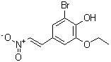 CAS#: 432496-77-0, 2-Bromo-6-Ethoxy-4-[(E)-2-Nitrovinyl]Phenol