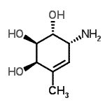 CAS#: 432547-04-1, (1R,2R,3R,6R)-6-Amino-4-Methyl-4-Cyclohexene-1,2,3-Triol