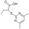 CAS 登录号：433242-64-9， 2-(4,6-二甲基-嘧啶-2-基巯基)-丁酸