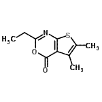 CAS#: 433716-48-4, 2-Ethyl-5,6-Dimethyl-4H-Thieno[2,3-d][1,3]Oxazin-4-One