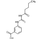 CAS#: 433952-31-9, 3-[(Pentanoylcarbamothioyl)Amino]Benzoic Acid